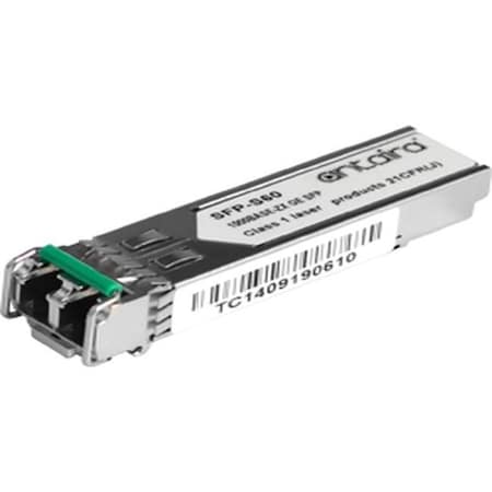 ANTAIRA 1.25Gbps Ethernet SFP Transceiver, Single Mode 60KM / LC / 1550nm, -40ºC~85ºC SFP-S60-T